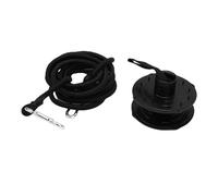 Julihai Floating Mat Tether Kit, Sturdy Plastic Grommet with 118in Elastic Bungee Cord and Snap Hooks, for Anchoring Float Mats in Lakes and Pools