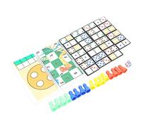 Julihai Foldable Ladder Board Game Set, 3 in 1 Flying Chess and Snake Chess with Clear Storage Box, for Family Kids Adults Indoor Outdoor Party Travel Camping
