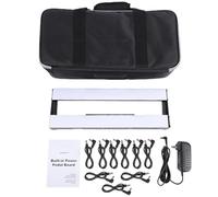 Julihai Guitar Pedal Board, Professional Pedalboard Power Supply 9 Outputs 8 DC 1 USB Pedal Board for Effects Pedals (GB Plug)