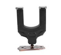 Julihai Guitar Wall Hanger, Automatic Locking Security Grip System, 80 Degree Upward Design, Metal ABS Silicone Construction, with Mounting Hardware, for Acoustic Electric Guitar Bass (T124 Red