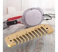 Julihai Harmonica, Aluminum Alloy Parts, Durable Blues Comb Replacement, Ergonomic Design for Adults and Beginners, Compatible with Golden Melody (Gold)