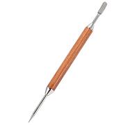 Julihai Latte Art Pen Coffee Latte Needle Stainless Steel DIY Coffee Decorating Tool for Shops Stainless Steel + Wood