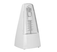 Julihai Mechanical Metronome, High Precision Universal Rhythm Tool with Adjustable Beat 40-208 Bpm and Bell Tone Selector, for Piano Guitar Violin Drums and Other Musical Instruments (White)