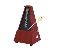 Julihai Mechanical Metronome, Wind Up No Battery Tower Style 40-208 BPM Plastic for Piano Guitar Drum Violin Beat Tempo Tool (Redwood Grain)