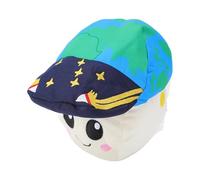 Julihai Moon Plush Doll, with Embroidered Hat Soft PP Cotton Stuffed Toy, Cute Earth Space Theme for Kids Fans