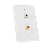 Julihai Multi-Functional 2 Interfaces Wall Plate Panel, Easy Installation, Impact Resistant, US Standard, 1.2oz, for Office Building