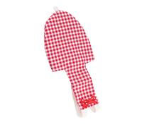 Julihai Parrots Pilot Suit Stylish Red Grid Pattern Bird Diaper for Macaw Budgies Easy to Wear for Parakeet 1x Bird Diaper (L Red Plaid)