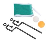 Julihai Portable Table Tennis Net Set, Mini Table Tennis Mesh Ball Set with 2 Balls and Posts, for Kids Birthday Gifts Activities