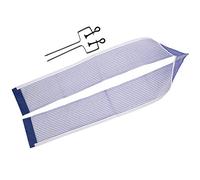 Julihai Portable Tennis Table Net, Professional Polyester Pong Net with Metal Bracket, and Carry, for Indoor Outdoor Table Tennis Replacement Accessories (Blue)