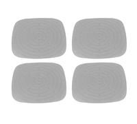 Julihai PVC Washable Chicken Mat Convenient Egg Collector Poultry Box Pads 4pcs for Chicken Coop Breeding (Gray)