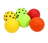 Julihai Quiet Practice Ball Soft Foam Training Ball Noiseless PU Exercise 6 Pack with 73mm Diameter for Indoor Home Training Stress Relief