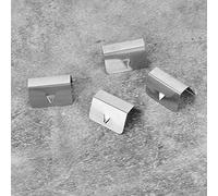 Julihai Rain and Wind Deflectors Stainless Steel Mounting Clips Standard Secure Fit for Driving Safety (12 Pieces)