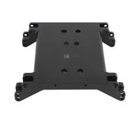 Julihai RC Car Chassis Skid Plate, Aluminum Alloy Lightweight Low Center of Gravity Design with Multiple Mounting Holes, for RR10 1/10 RC Car (Black)