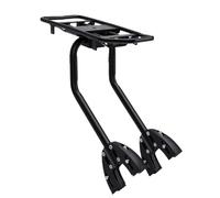 Julihai Rear Bike Rack 110.23lb Capacity Adjustable Aluminum Alloy Cargo | Supports Up to 110.23lb, Panel Size 12.01x5.51in, Height Adjustable 32-42cm, for Mountain Road Bikes, Commuting and Camping