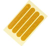 Julihai Reflective Sticker, Front Rear Wheel Cover Protective Shell for G30 Scooter, with Water Resistant Wear Resistant Material, Bright Color for Night Driving Safety (Yellow)