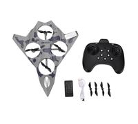 Julihai Remote Control Airplane, Foam RC Plane Fighter Jet with LED Lights Speed Adjustable Altitude Hold Stunt Roll 360 Degree Flip for Adults Beginners Outdoor Flying