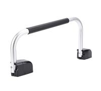 Julihai RV Hand Rail Aluminum Alloy Folding Assist Handle with EVA Grip Screw Mounted Entry Grab Bar Locks Open Closed for RV Motorhome Travel Trailer Steps