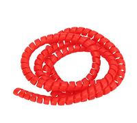 Julihai Scooter Spiral Cable Wrap, Plastic Spiral Tube for Wire Management with High Elasticity and Wear Resistance, for M365 Pro Electric Scooter (Red)