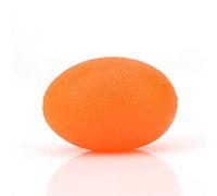 Julihai Silicone Grip Ball, for Finger Strength Exercise, Stress Relief, Hand Rehabilitation Training, with Textured Surface (Orange)