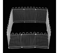 Julihai Small Pet Fence Playpen with Safe Iron Net and Plastic Buckle, Versatile Shape Options, 12PCS Hamster Fence Playpen for Children's Learning