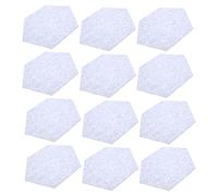 Julihai Soundproofing Panels, Polyester Fibre Acoustic Foam Set for Studio Home, Noise Reduction Hex Tiles, 12 Pcs for Better Reverberation Control (Grey)