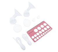 Julihai Spectra Replacement Pump Parts, PP and Liquid Silicone, Flanges Backflow Protector and Duckbill Valve for Spectra S1 and S2 Breast Pumps