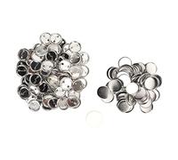 Julihai Sturdy Pin Back Button Parts Creative Badge Making Kit 100 Sets for Craft Enthusiasts (44MM)
