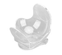 Julihai Tennis Ball Clamp/Holder Quick Second Serve Holder Time Saving Tennis Training Equipment for Practice (Transparent)