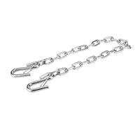 Julihai Trailer Safety Chain High Strength 3500lbs Towing Wire Ropes with Double Spring Clamp/Holder Hooks for Trailer RV, Galvanized Steel 39-Inch Safety Tow Chain