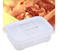 Julihai Transparent Plastic Reptile Hatchery Box Gecko Snakes Eggs Incubator with Thermometer for Gecko Lizard Reptile Hatching Size:6.50x4.33x2.05inch