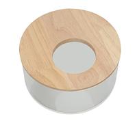 Julihai Transparent Round Hamster Sand Bathtub Safe Acrylic Sand Bathroom for Pet Bathing (M)