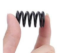 Julihai Tremolo Bridge Tension Spring, with Electroplated Surface and High Toughness Metal for Electric Guitar, 1.22 Inch Length, 0.71 Inch Diameter (Black)