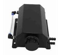 Julihai Universal Aluminium Alloy Coolant Overflow Tank Efficiently Improves Engine Performance for Most Cars 2L Capacity Replacement Fit for SUBARU Fit for Mitsubishi for MAZDA for (Black)