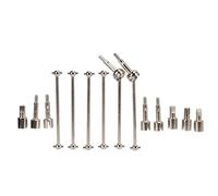 Julihai Update Metal Metal Management Dog Bone Joint for an RC 144001 Car, Convenient for RC Car Owners, 2 4 Dog Brawl Transmission Axis 8 Cups of Articulation