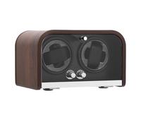 Julihai Watch Winder for Automatic Watches, Single Wooden Winder with 10dB Quiet Motor USB LED Light 5 Modes for Home Display