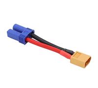 Julihai XT60 to EC5 Cable, 12AWG Silicone Wire with Reusable Connector for RC Car Aircraft Boat Model, Corrosion Resistant Durable Plastic Copper