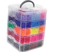 JULIMAIDONG 6000Pcs Pony Beads Bulk,30 Colors Rainbow Kandi Bead for Hair Braiding Friendship Bracelet Making Kandi Jewelry Key Chains DIY Crafts Chirstmas Gifts