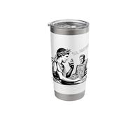 Julius Caesar and Brutus Board Game Meme Funny History Stainless Steel Insulated Tumbler