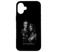Julius Caesar And Kleopatra Ancient Roman History Case for iPhone 16 Plus