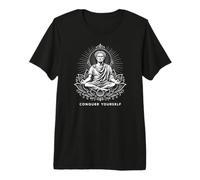 Julius Caesar in Zen Lotus Position Conquer Yourself Premium T-Shirt