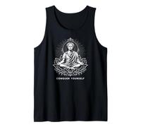 Julius Caesar in Zen Lotus Position Conquer Yourself Tank Top