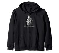 Julius Caesar Latin Quote - Veni Vidi Vici - Roman History Zip Hoodie