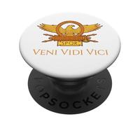 Julius Caesar Latin Quote Veni Vidi Vici SPQR Roman Eagle PopSockets Adhesive PopGrip