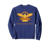 Julius Caesar Latin Quote Veni Vidi Vici SPQR Roman Eagle Sweatshirt