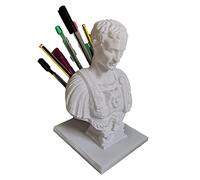 Julius Caesar Pen / Pencil Stationery Holder Desk Tidy (3D Printed), White