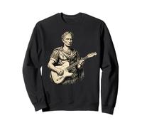 Julius Caesar Playing Electric Guitar Rock Music Italy Rome Sweatshirt