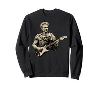 Julius Caesar Playing Electric Guitar Rock Music Italy Rome Sweatshirt