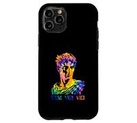 Julius Caesar Portrait With Tie Dye Pattern Veni Vidi Vici Case for iPhone 11 Pro