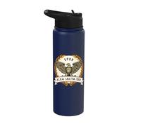 Julius Caesar Quotes The Dice are Fallen. Stainless Steel Insulated Water Bottle