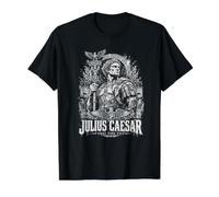 Julius Caesar Veni Vidi Vici Ancient Rome SPQR Value Graphic T-Shirt, Men, Black, L
